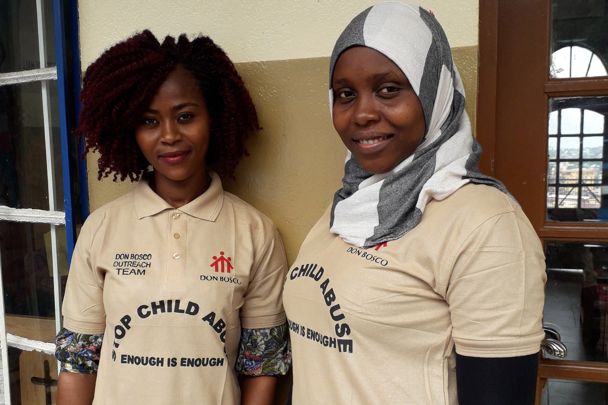 Mitarbeiter*innen von Don Bosco Fambul