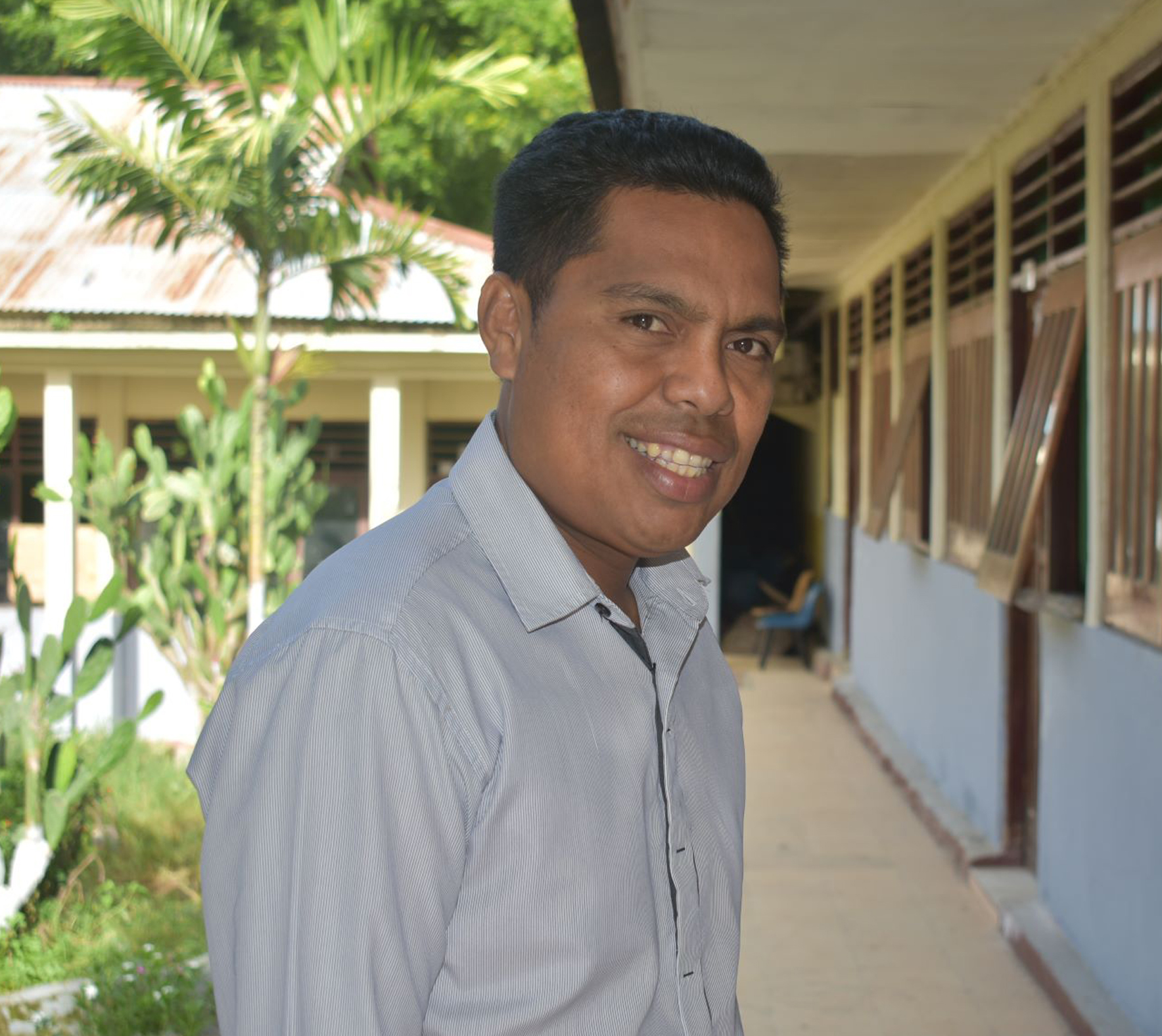 Candido Belo da Luz ist stellvertretender Schulleiter der Eskola Sacrojes in Dili.