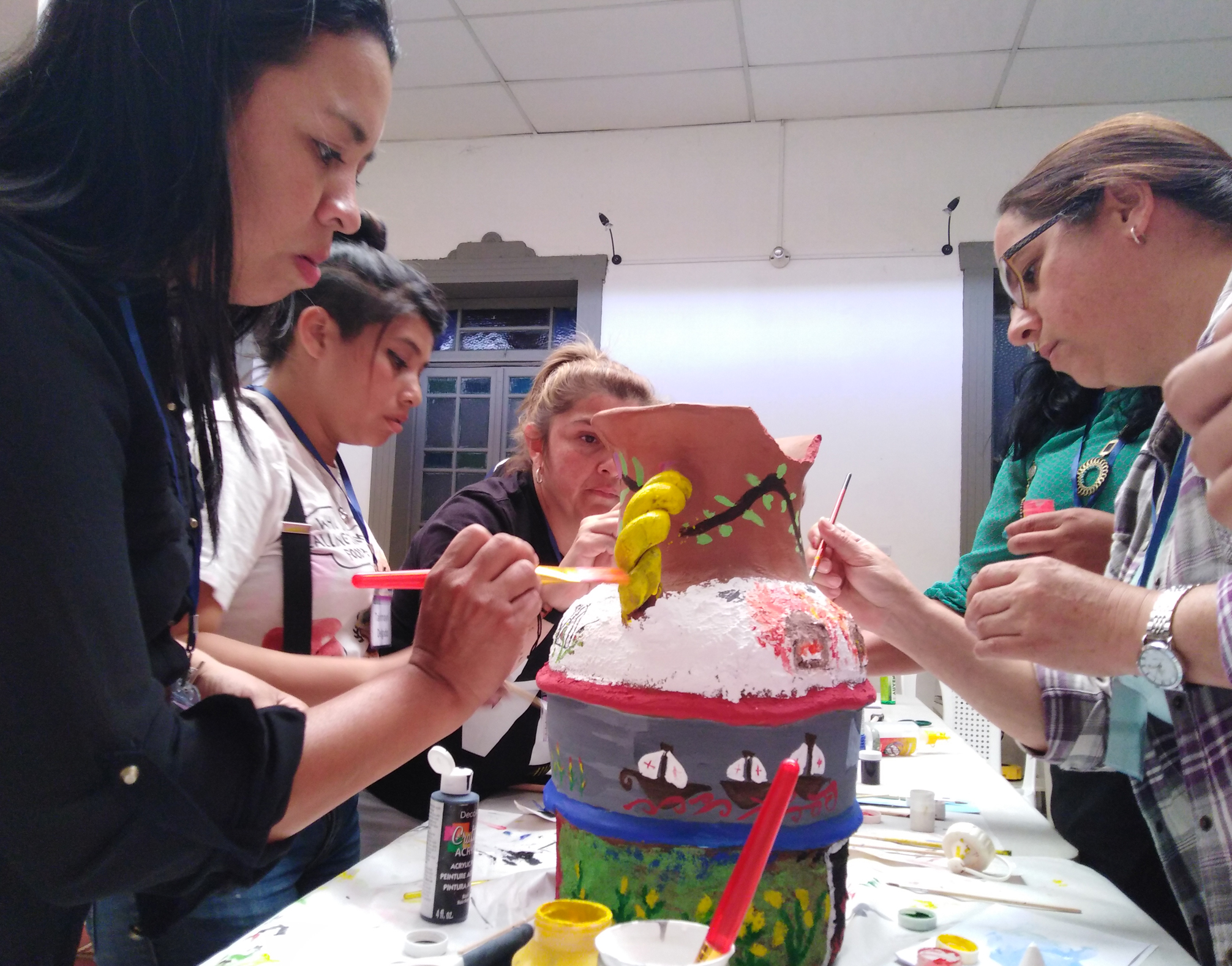 Workshop mit Lehrer*innen in der Casa de la Memoria