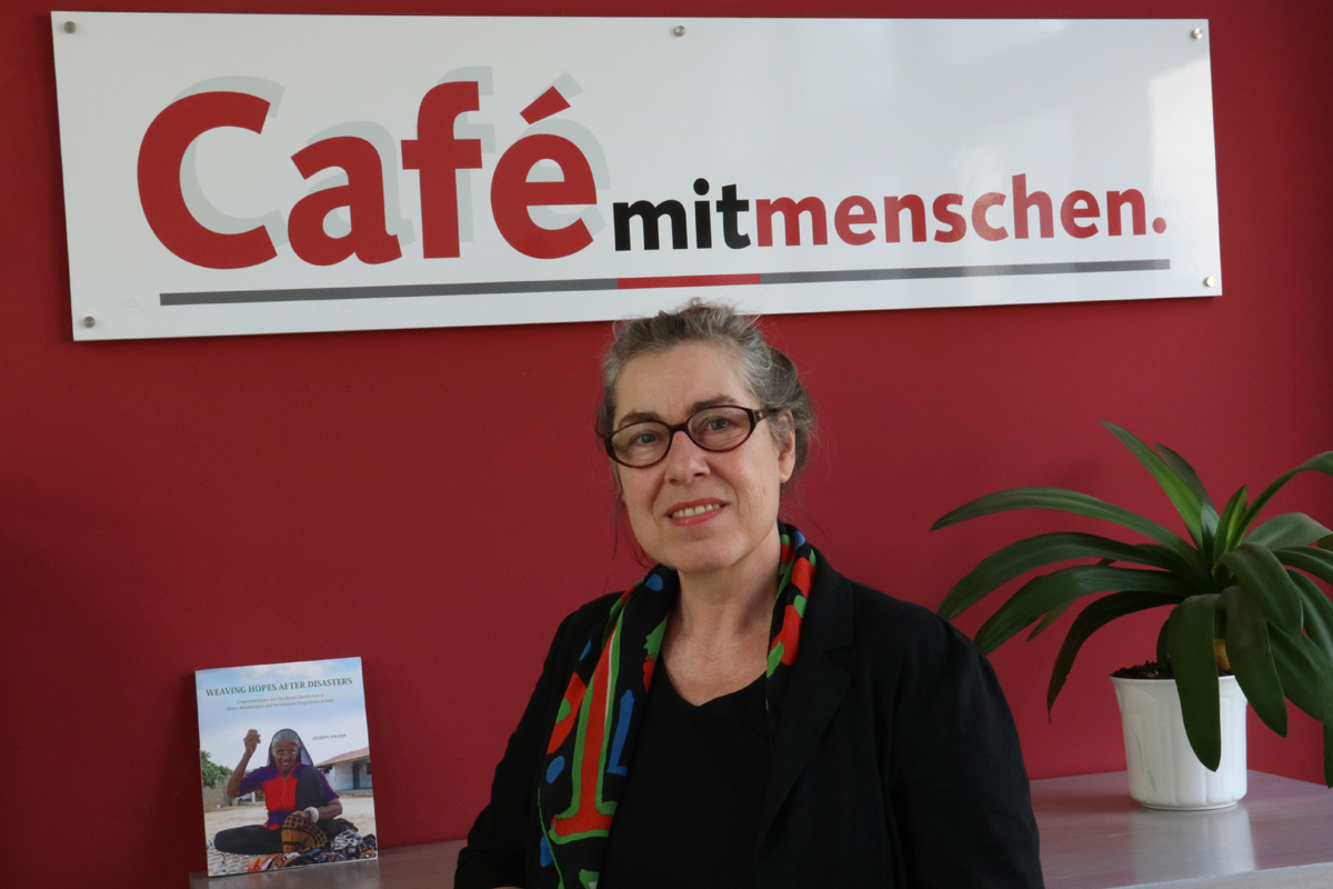"Ich genieße es, bei einer Tasse Kaffee mit Menschen an der Realisierung einer gemeinsamen Vision zu weben", sagt Susanne Thiele.