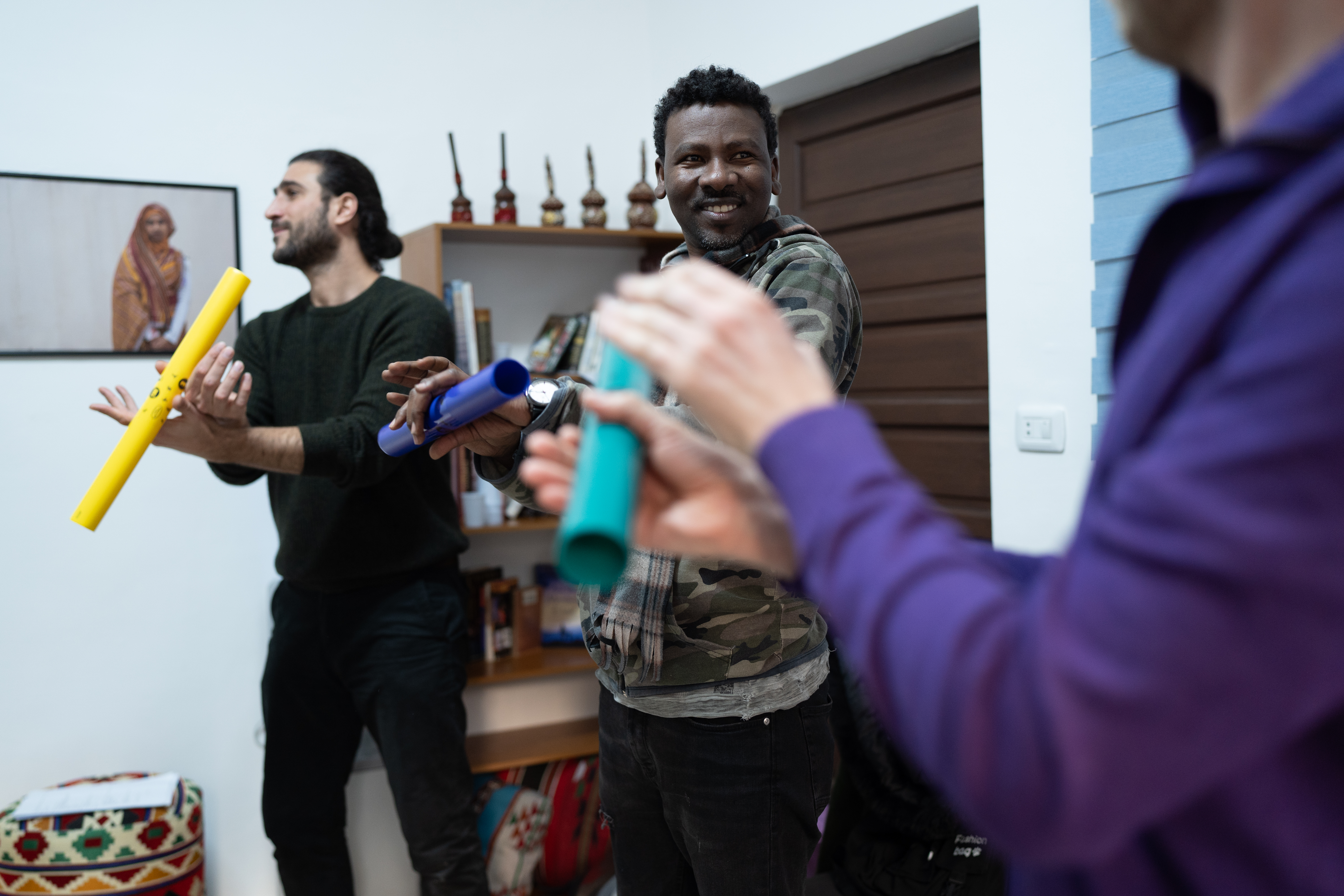 Um die freiwilligen Lehrerinnen und Lehrer dabei zu unterstützen, guten Unterricht anzubieten, organisiert Mara Giordano entsprechende Schulungen und Trainingskurse für sie.