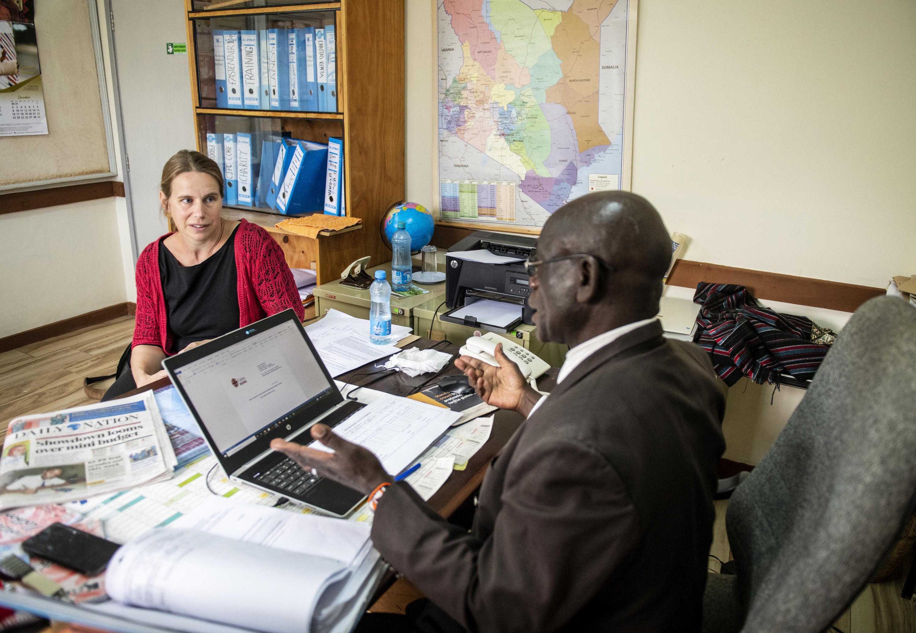 Iris Karanja und Peter o'Maera