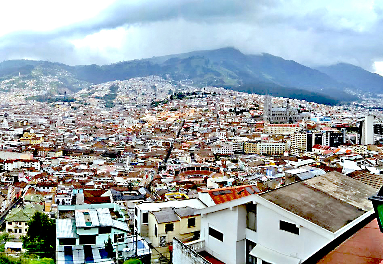 Panorama von Quito