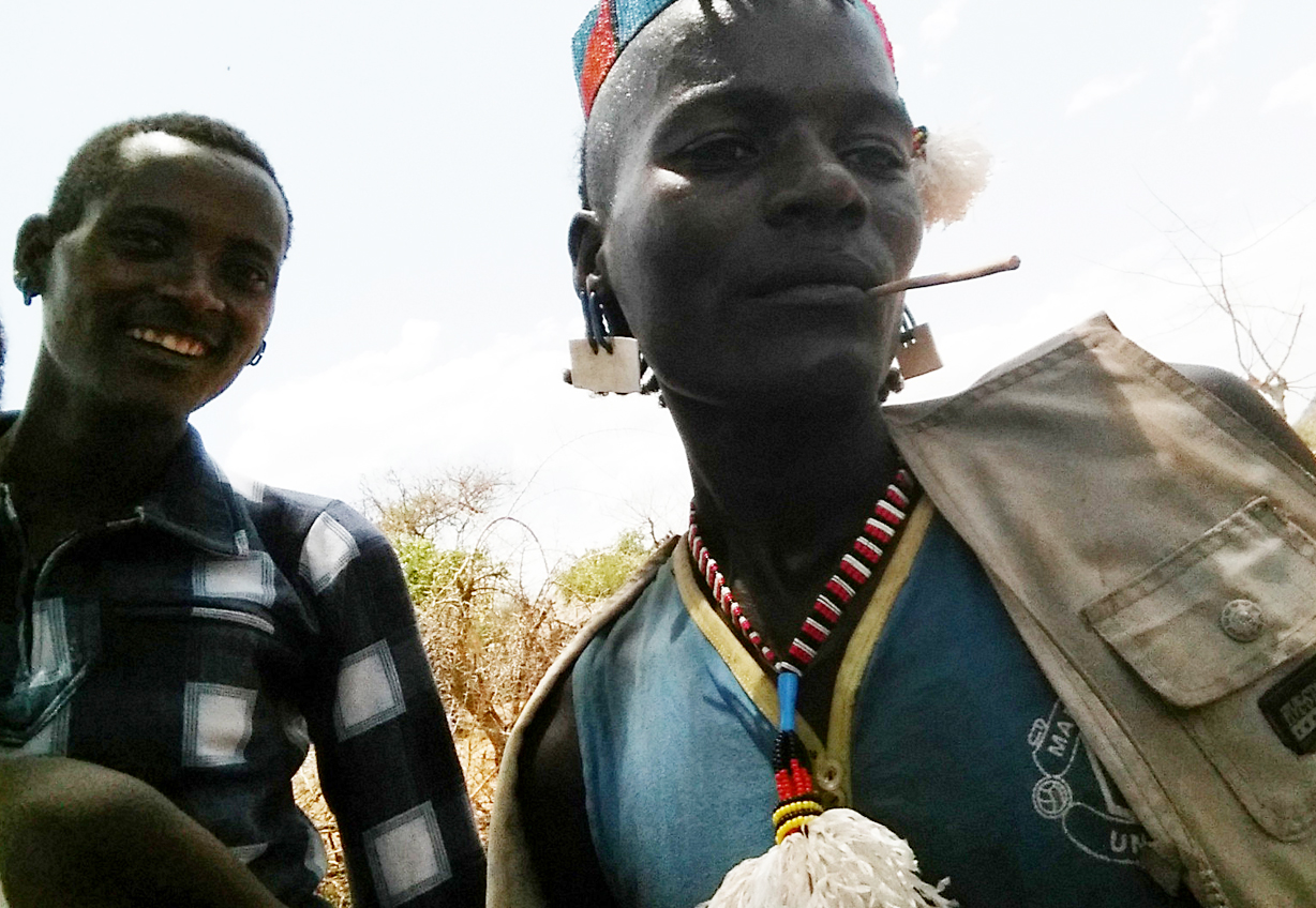 ‎Junger Hirte aus dem Volk der Maale/Südäthiopien.‎