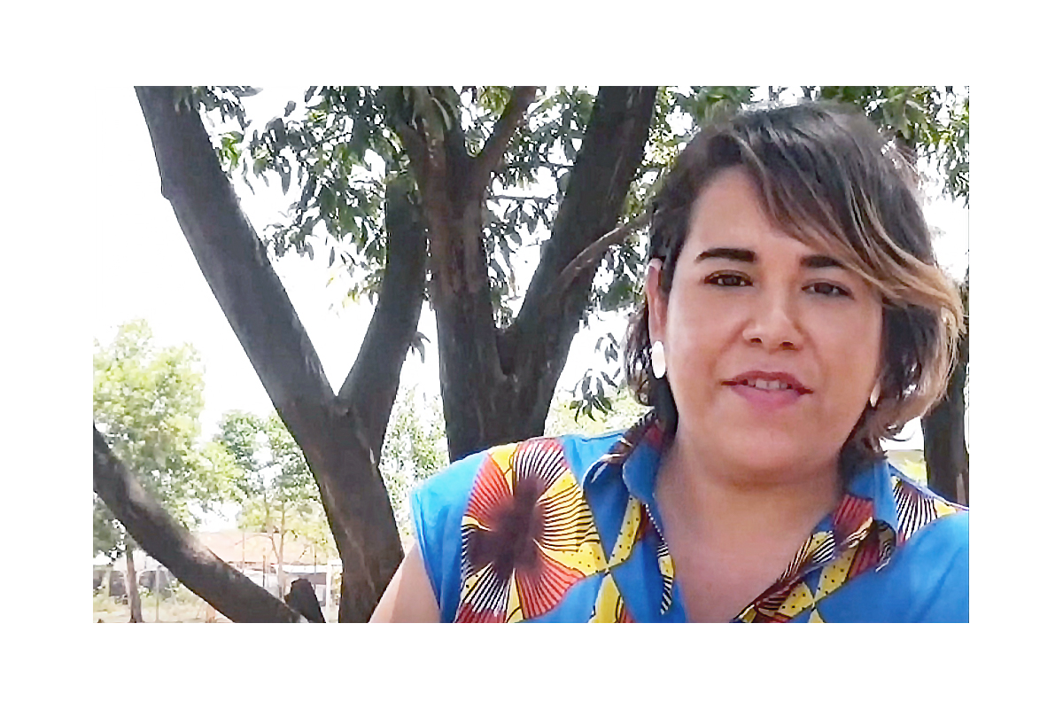 ZFD-Fachkraft Andrea Barriga arbeitet für Caritas Freetown in Sierra Leone