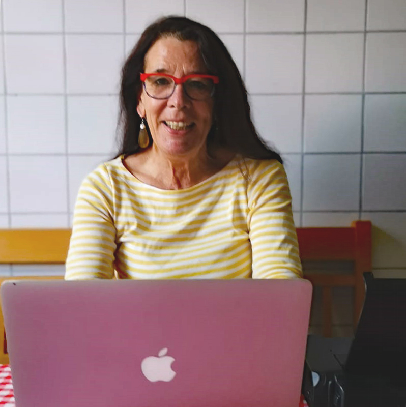 Arbeitsort ist jetzt die Küche.