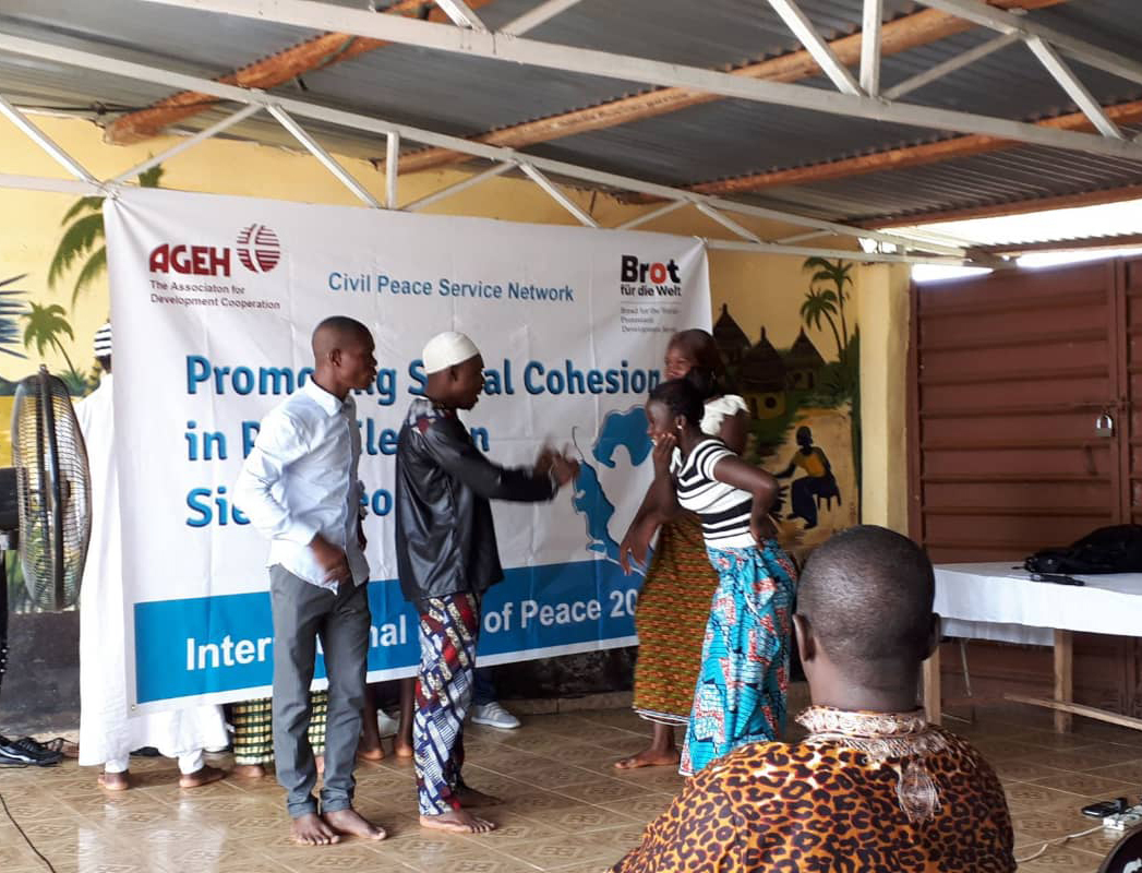 2018 - "Sozialen Zusammenhalt in Sierra Leone nach den Wahlen fördern" war das Thema des Weltfriedenstages.