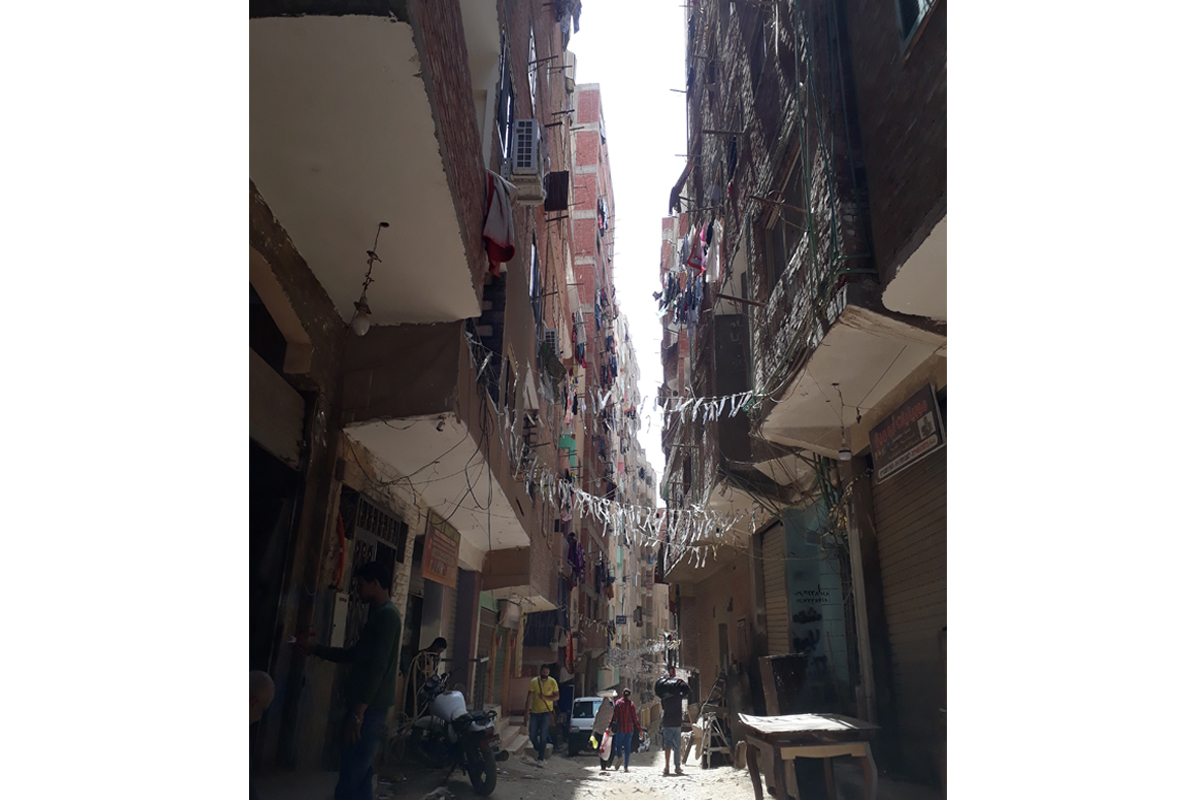 Bezirk „kilo arba ue nos“ in Kairo