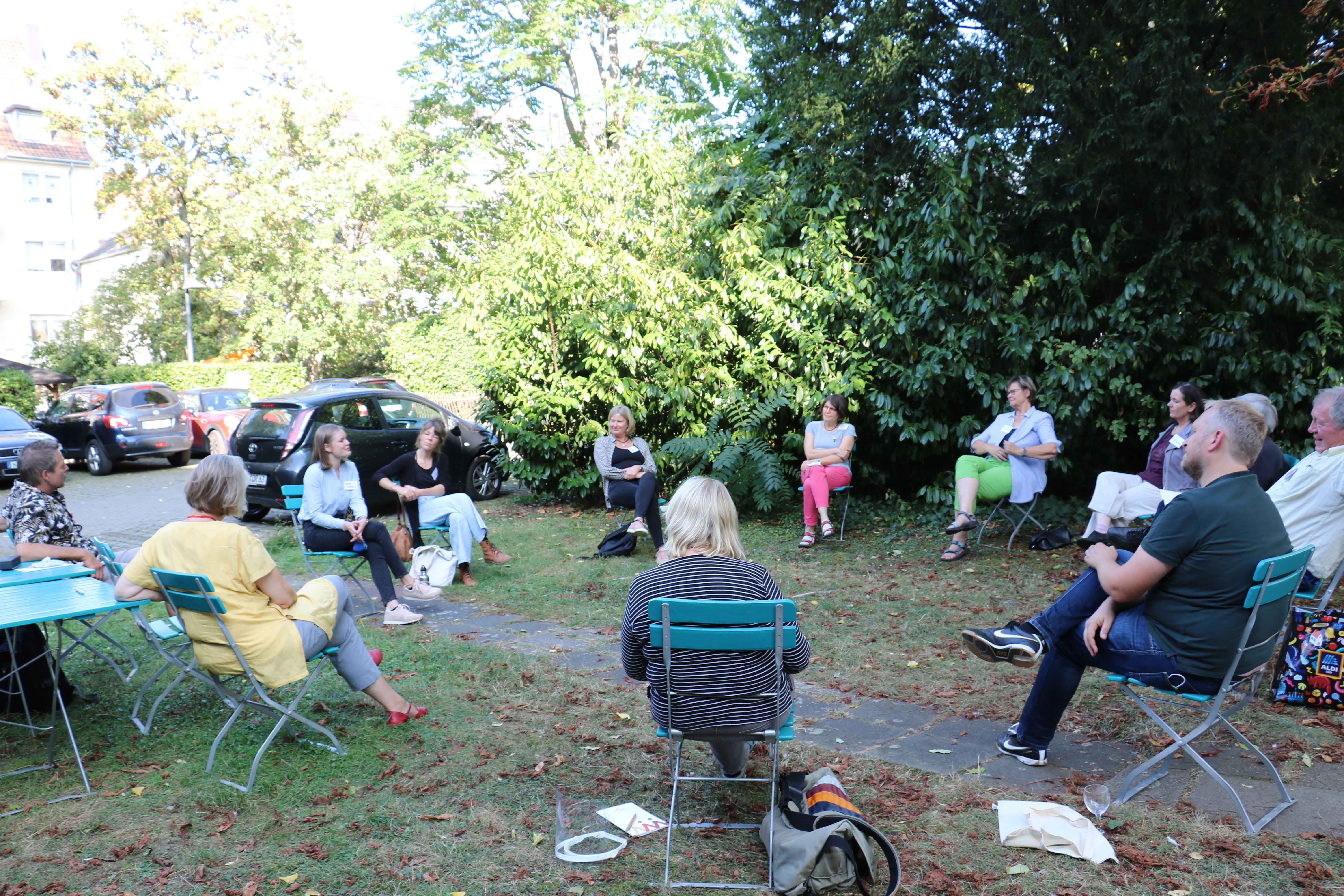 Teilnehmer beim Workshop "Corona - und dann?"