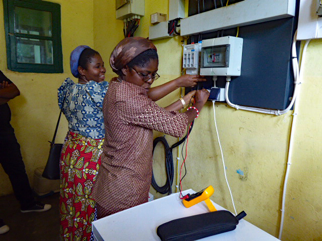 Begutachtung einer Solaranlage