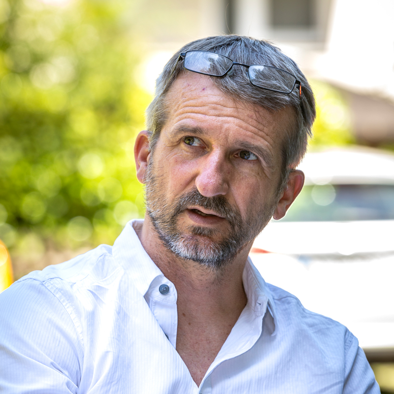 Trainer Björn Eser unterstützte die Entwicklung von kreativen und anregenden Onlineseminaren.