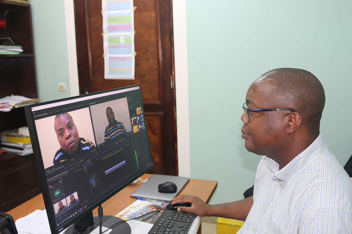 Digitale Medien hat Christophe Adjassoho schon lange vor der Coronapandemie genutzt.