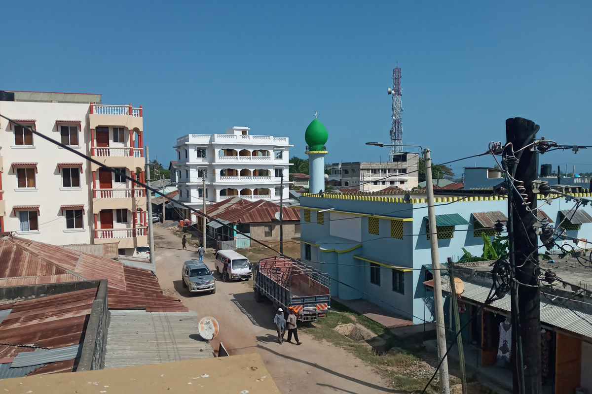Blick aus einem Bürofenster von Kesho Kenya