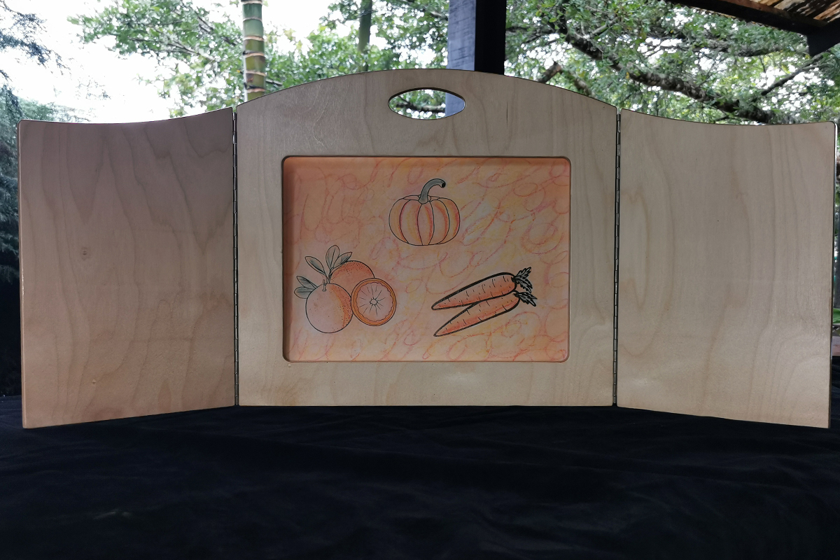 Diese Vorführung erzählt die Schöpfungsgeschichte.