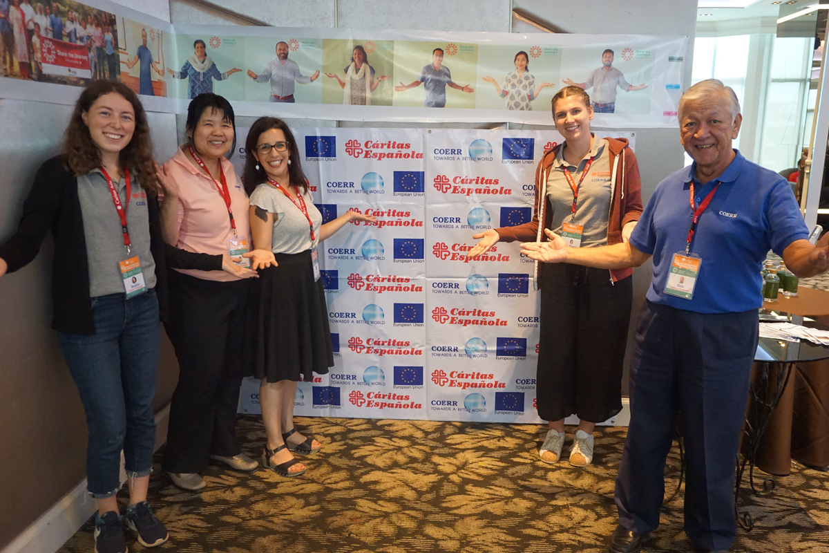 Präsentation von COERR zur Share the Journey-Kampagne bei der Caritas Asia-Konferenz 