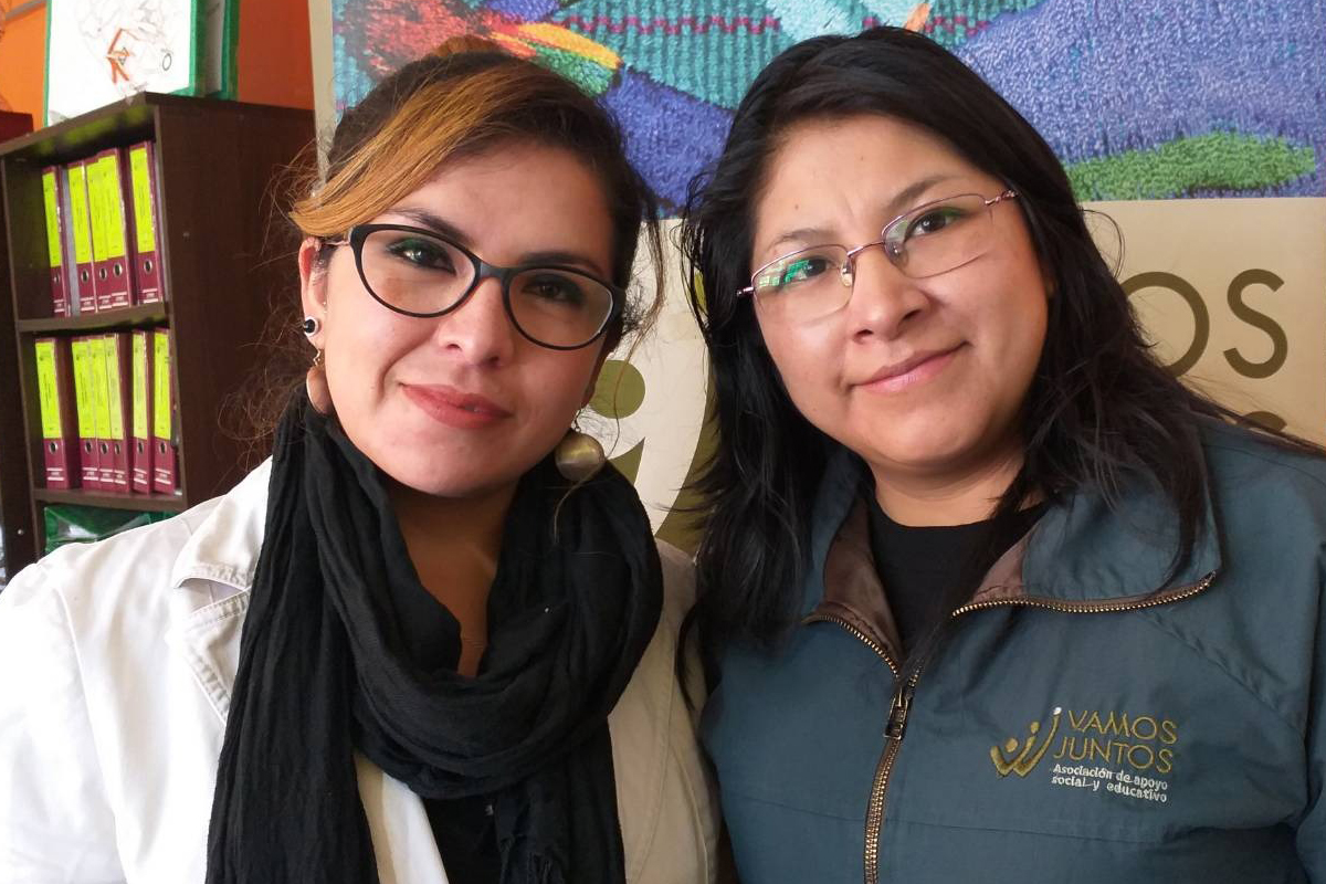 Mitarbeiterinnen von Vamos Juntos