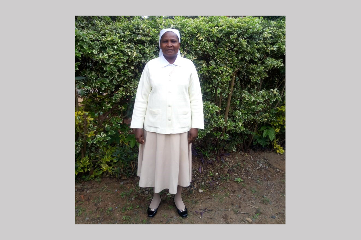 Mit ihrer Energie und Erfahrung motiviert Sr. Josephine, die 1991 dem Orden beigetreten ist, ihre Mitschwestern für den Dienst am Mitmenschen und die Friedensarbeit.