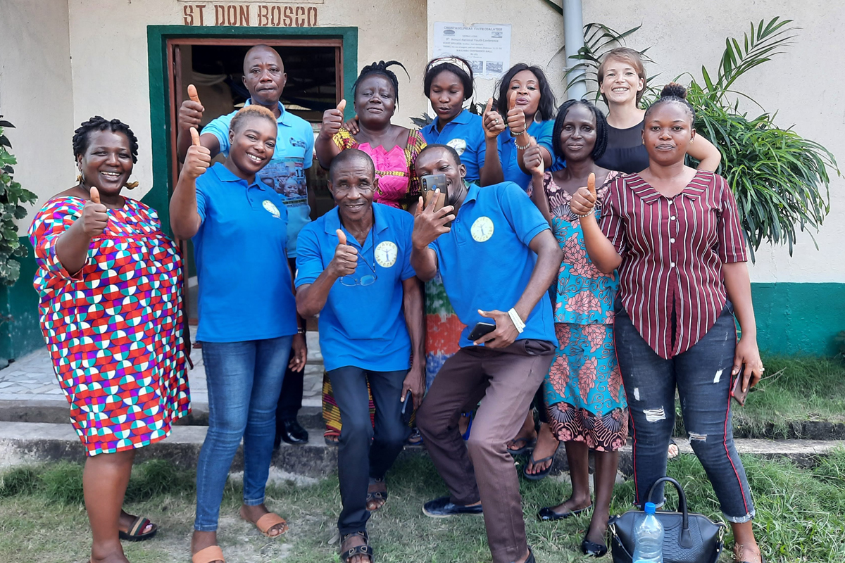 Advocacy-Training von WAVES zu FGM. Die Frauenrechtsorganisationen sind durch ihre Kooperation und eine gemeinsame Agenda sehr stark. 