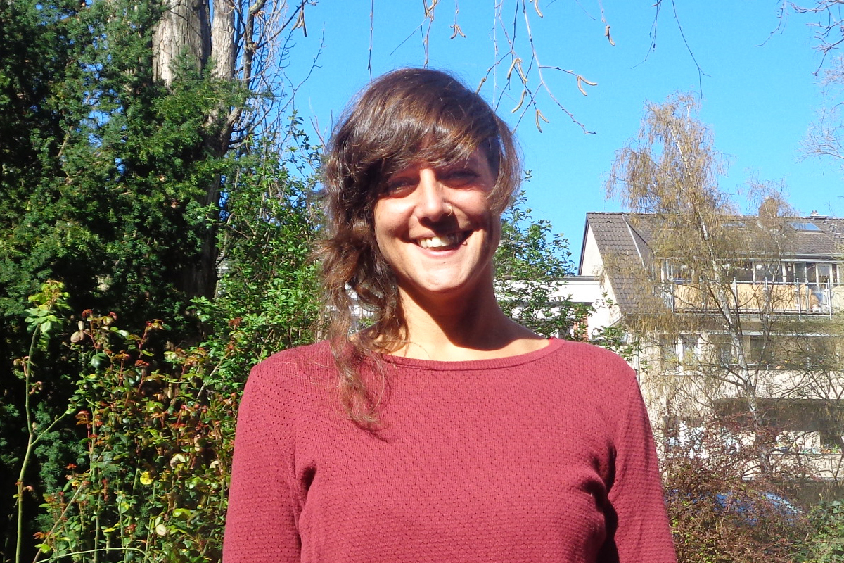 Als ZFD-Fachkraft unterstützt Tina Lichtschläger die kolumbianische Initiative Educapaz.