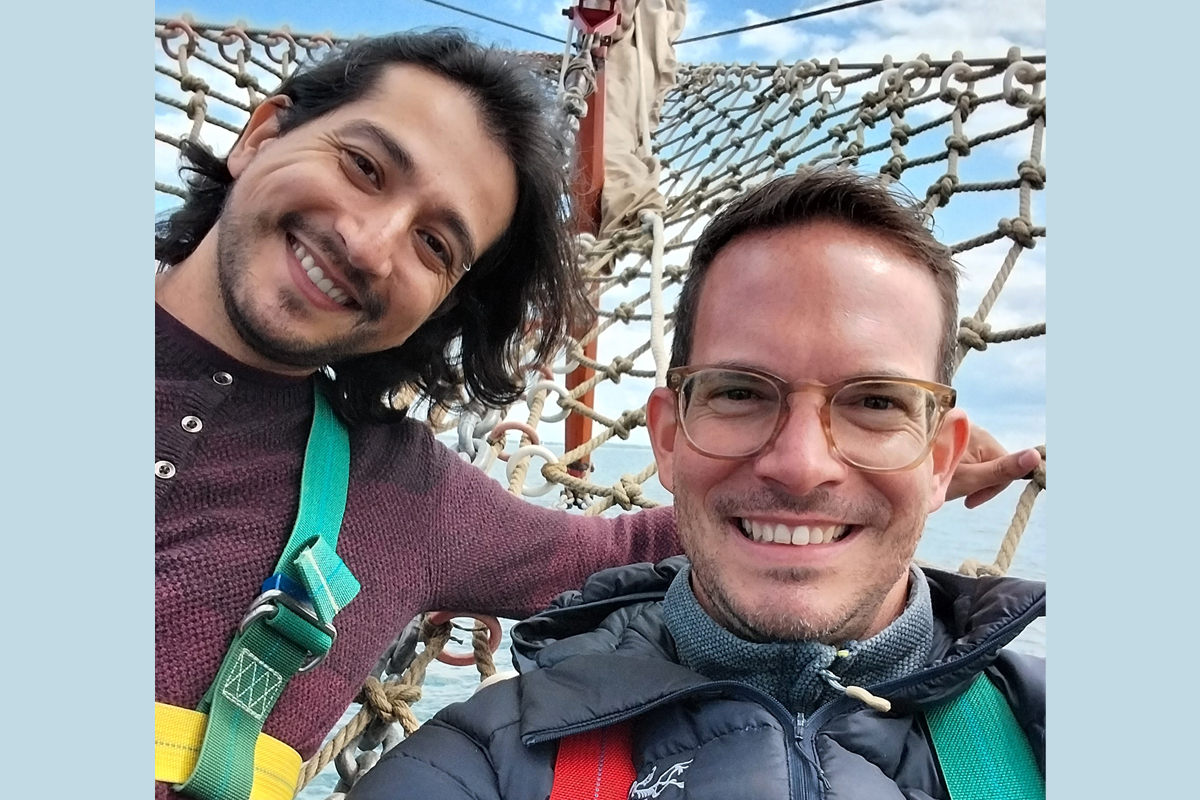 Tom Knauf (rechts) und sein Mann Favio Manicone