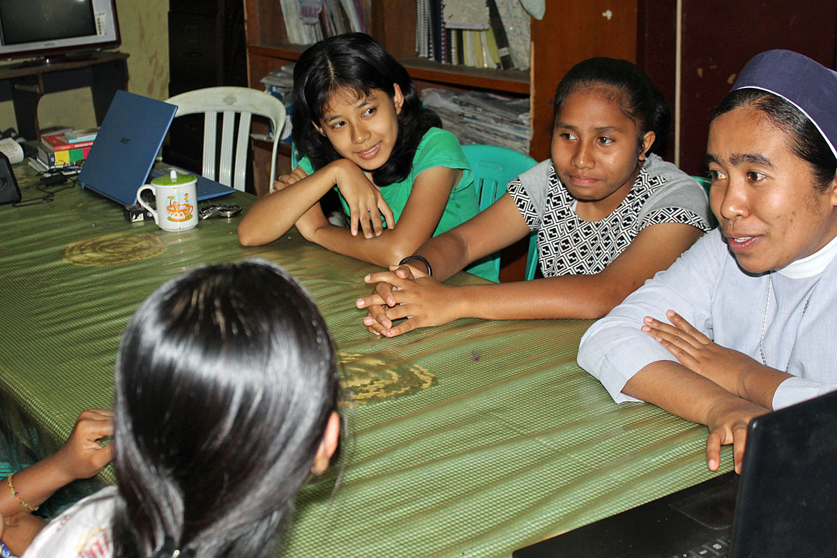 Unterrichtsstunde bei TRUK-F