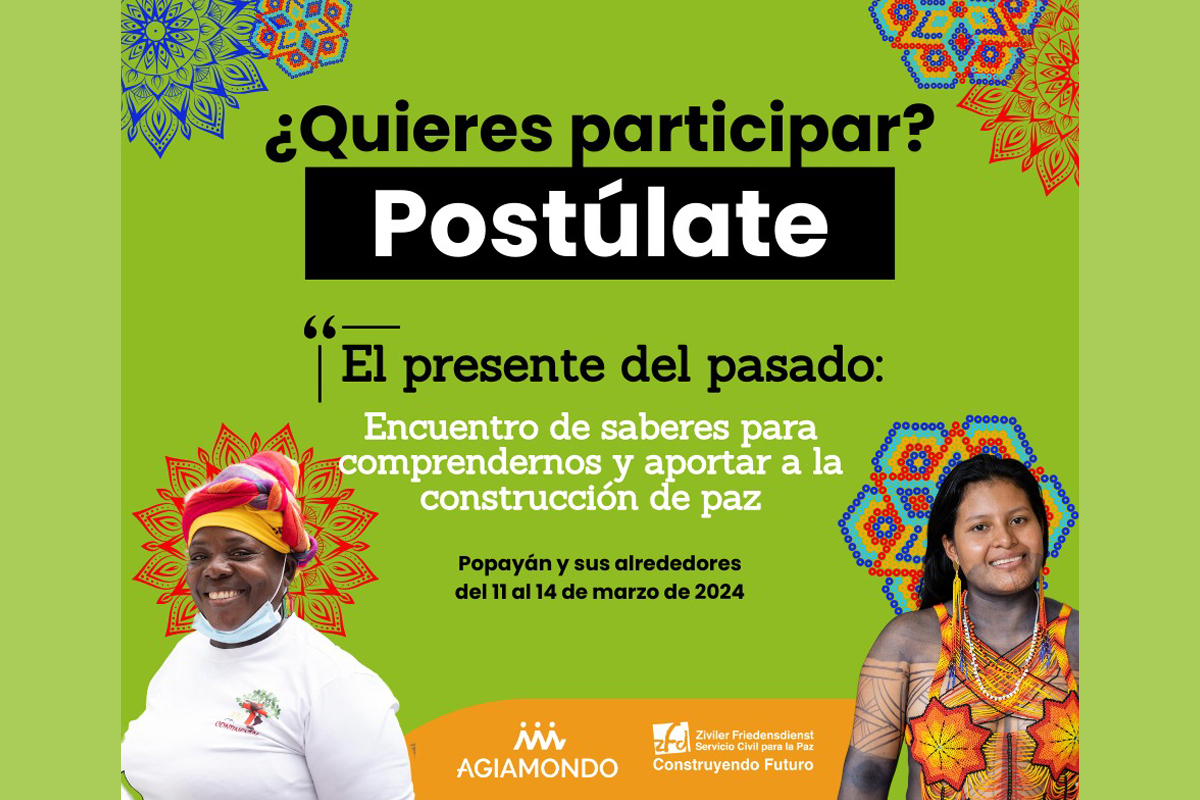 Einladungskarte zum Treffen über den "Gemeinsamen Umgang mit der gewaltsamen Vergangenheit und der Friedenskonsolidierung"