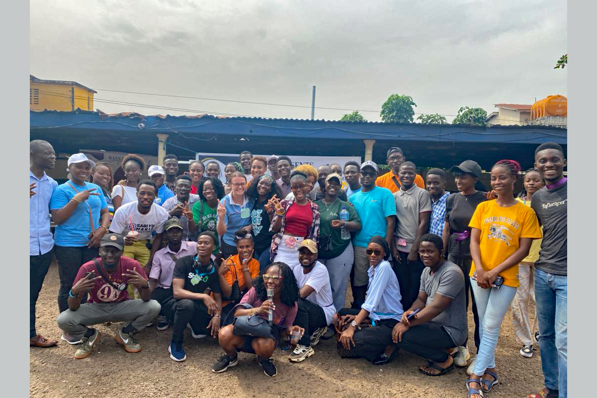 Gruppe von Jugendlichen